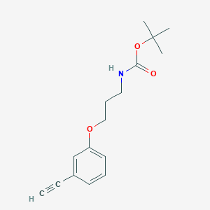 [3-(3-Ethynylphenoxy)-propyl]-carbamic acid tert-butyl ester