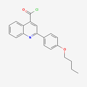2-(4-Butoxyphenyl)quinoline-4-carbonyl chloride