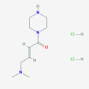 4-Dimethylamino-1-piperazin-1-yl-but-2-en-1-one dihydrochloride