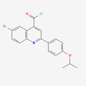 6-Bromo-2-(4-isopropoxyphenyl)quinoline-4-carbonyl chloride