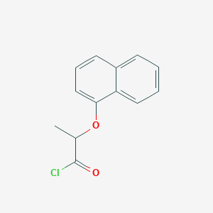 molecular formula C13H11ClO2 B1372402 2-(1-Naphthyloxy)propanoyl chloride CAS No. 2007-13-8