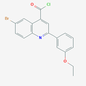 6-Bromo-2-(3-ethoxyphenyl)quinoline-4-carbonyl chloride