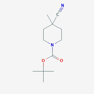 molecular formula C12H20N2O2 B1372429 tert-Butyl 4-cyano-4-methylpiperidine-1-carboxylate CAS No. 530115-96-9