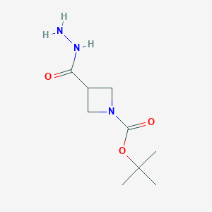 B1372443 Tert-butyl 3-(hydrazinecarbonyl)azetidine-1-carboxylate CAS No. 1001907-44-3