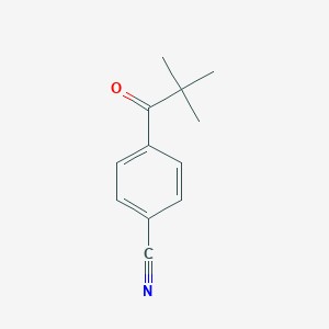 molecular formula C12H13NO B137245 4-(2,2-Dimethylpropanoyl)benzonitrile CAS No. 150009-08-8