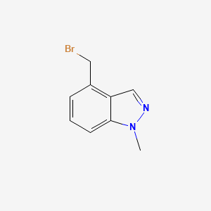 molecular formula C9H9BrN2 B1372456 4-(Bromomethyl)-1-methyl-1H-indazole CAS No. 1092961-03-9