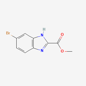 molecular formula C9H7BrN2O2 B1372457 5-溴-1H-苯并[d]咪唑-2-甲酸甲酯 CAS No. 885280-00-2