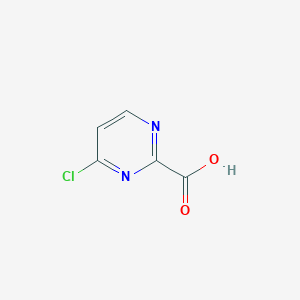 molecular formula C5H3ClN2O2 B1372466 4-Chloropyrimidine-2-carboxylic acid CAS No. 944901-20-6