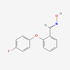 N-{[2-(4-fluorophenoxy)phenyl]methylidene}hydroxylamine