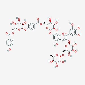 molecular formula C53H59O30+ B137249 Violdelphin CAS No. 126417-59-2