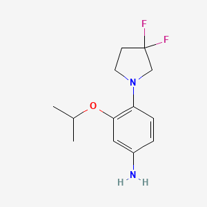 4-(3,3-Difluoropyrrolidin-1-yl)-3-isopropoxyaniline