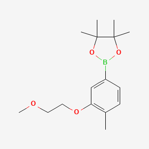 2-(3-(2-Methoxyethoxy)-4-methylphenyl)-4,4,5,5-tetramethyl-1,3,2-dioxaborolane