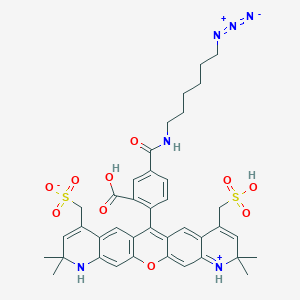 molecular formula C39H42N6O10S2 B13724963 APDye 568 Azide 