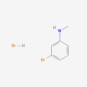 molecular formula C7H9Br2N B1372497 3-Bromo-N-methylaniline hydrobromide CAS No. 1159823-24-1