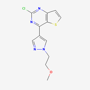 2-Chloro-4-[1-(2-methoxyethyl)-1H-pyrazol-4-yl]-thieno[3,2-d]pyrimidine