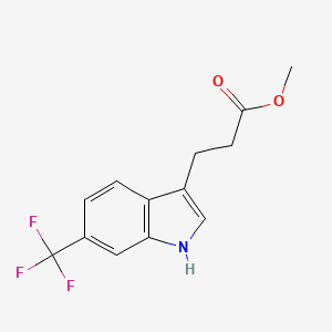 Methyl 3-[6-(Trifluoromethyl)-3-indolyl]propanoate