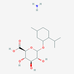 molecular formula C16H31NO7 B13725054 Mentholglucuronic acid ammonium salt 