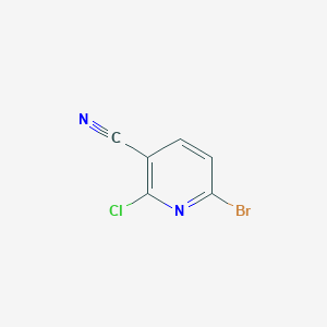 molecular formula C6H2BrClN2 B1372507 6-Bromo-2-chloronicotinonitrile CAS No. 1171919-79-1