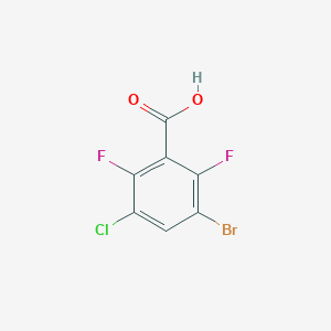 3-Bromo-5-chloro-2,6-difluorobenzoic acid