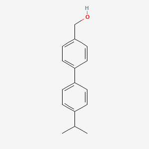 molecular formula C16H18O B13725099 (4'-Isopropyl-[1,1'-biphenyl]-4-yl)methanol 