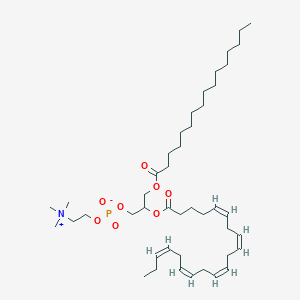 molecular formula C44H78NO8P B137251 Palmitoyleicosapentaenoyl Phosphatidylcholine CAS No. 99296-77-2