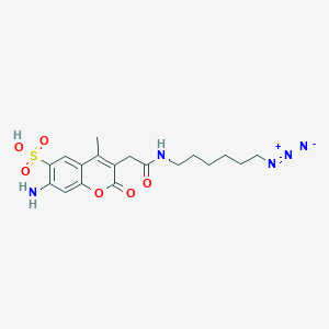 molecular formula C18H23N5O6S B13725133 BP Fluor 350 Azide 