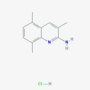 2-Amino-3,5,8-trimethylquinoline hydrochloride