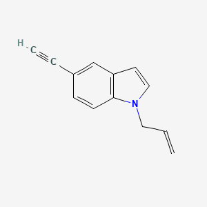 molecular formula C13H11N B13725181 1-Allyl-5-ethynyl-1H-indole 