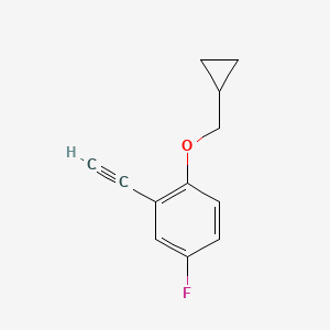 1-(Cyclopropylmethoxy)-2-ethynyl-4-fluorobenzene