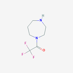 molecular formula C7H11F3N2O B1372520 1-(三氟乙酰)-1,4-二氮杂环己烷 CAS No. 1177329-26-8