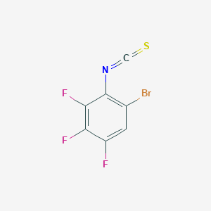 molecular formula C7HBrF3NS B13725222 2-Bromo-4,5,6-trifluorophenyl isothiocyanate 