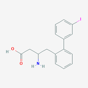 3-Amino-4-(3'-iodo-2-biphenylyl)butyric Acid