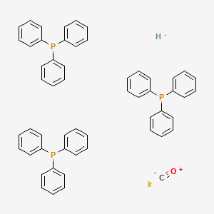 molecular formula C55H46IrOP3- B13725267 carbon monoxide;hydride;iridium;triphenylphosphane 