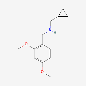(Cyclopropylmethyl)[(2,4-dimethoxyphenyl)methyl]amine
