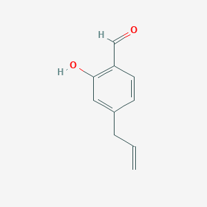 molecular formula C10H10O2 B13725271 2-Hydroxy-4-(prop-2-en-1-yl)benzaldehyde CAS No. 6948-35-2