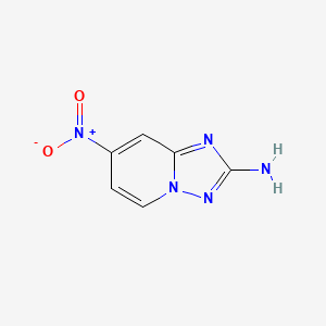 molecular formula C6H5N5O2 B13725292 2-Amino-7-nitro-[1,2,4]triazolo[1,5-a]pyridine 