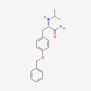 (S)-3-(4-(benzyloxy)phenyl)-2-(isopropylamino)propanoic acid