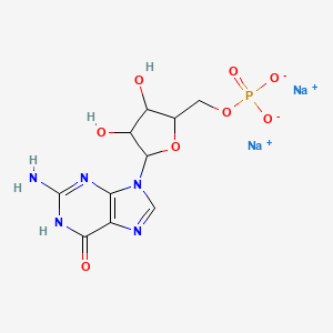 disodium;[5-(2-amino-6-oxo-1H-purin-9-yl)-3,4-dihydroxyoxolan-2-yl]methyl phosphate