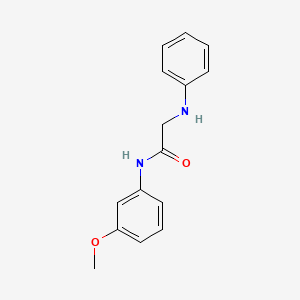 molecular formula C15H16N2O2 B1372532 N-(3-methoxyphenyl)-2-(phenylamino)acetamide CAS No. 1021084-95-6