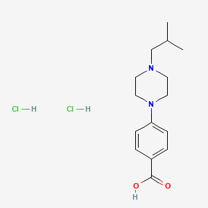 4-(4-Isobutylpiperazin-1-yl)benzoic acid dihydrochloride