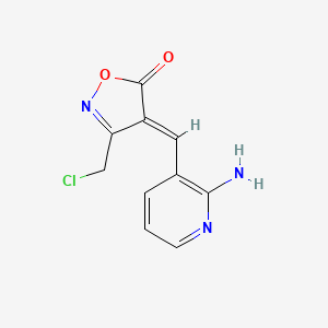 (4E)-4-[(2-aminopyridin-3-yl)methylene]-3-(chloromethyl)isoxazol-5(4H)-one