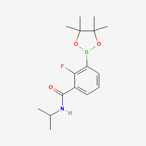 2-Fluoro-N-isopropyl-3-(4,4,5,5-tetramethyl-1,3,2-dioxaborolan-2-yl)benzamide