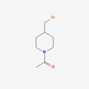 1-(4-Bromomethyl-piperidin-1-yl)-ethanone