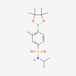 N-Isopropyl-3-methyl-4-(4,4,5,5-tetramethyl-[1,3,2]dioxaborolan-2-yl)-benzenesulfonamide