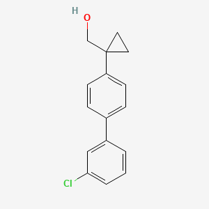 [1-(3'-Chlorobiphenyl-4-yl)-cyclopropyl]-methanol