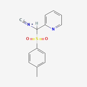 molecular formula C14H12N2O2S B13725432 2-(Isocyano(tosyl)methyl)pyridine 