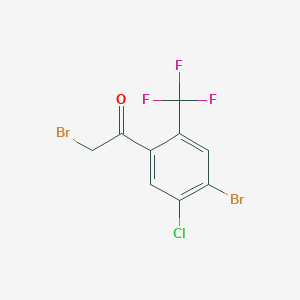 4'-Bromo-5'-chloro-2'-(trifluoromethyl)phenacyl bromide