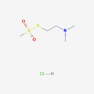 molecular formula C5H14ClNO2S2 B13725458 S-(2-(Dimethylamino)ethyl) methanesulfonothioate hydrochloride 