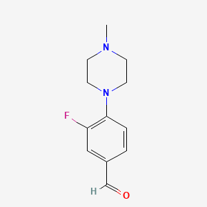 3-Fluoro-4-(4-methylpiperazin-1-yl)benzaldehyde