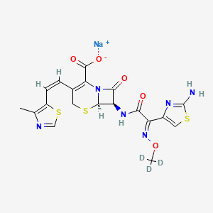 molecular formula C19H17N6NaO5S3 B13725511 Cefditoren Acid-d3 Sodium Salt 